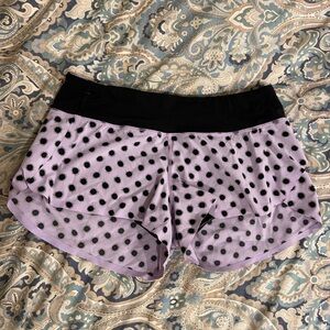 Vintage Lululemon Speed Up Short 2.5” Polka dot